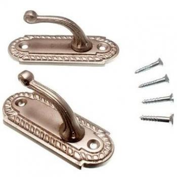 Stylish Georgian Design Curtain Tie Hold Back Hooks