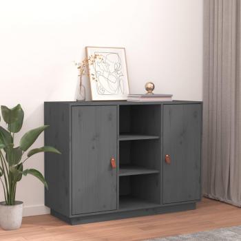 VidaXL Aparador madera maciza de pino 100x40x75 cm Mueble de Almacenaje de Salón, Buffet para salón Moderno, Armario Auxiliar, Armario de Almacenamiento