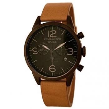 Reloj Zeno 4773Q-BK-I1-6 Hombre 42mm Marrón Intemporal