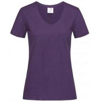 Stedman Classic V‑Neck Top – Women’s Medium White