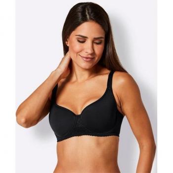 Soutien-gorge noir à coques et armatures