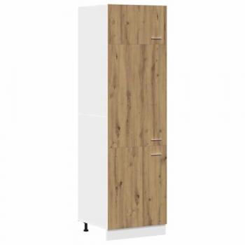 Vidaxl Refrigerator Cabinet Artisian Oak 60x57x207 cm Engineered Wood