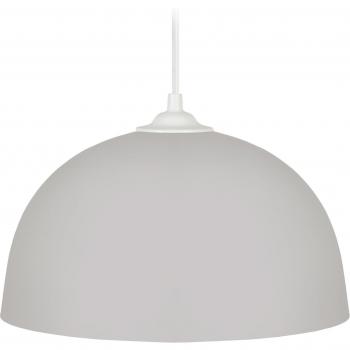 Dôme Luminaire Métal Blanc 24x70 cm