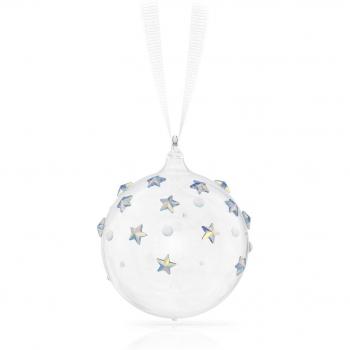 Swarovski Silver Holiday Magic Star Bauble
