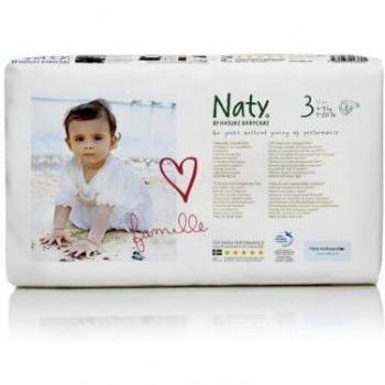 Naty By Nature Babycare Pannolini Biodegradabili Taglia 3 (M, 4-9 kg)