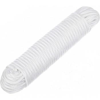 Accessoire de mât de drapeau : corde tressée nylon 6 mm, polypropylène durable