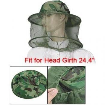 Como Camouflage Beekeeper Hat and Face Mask Set