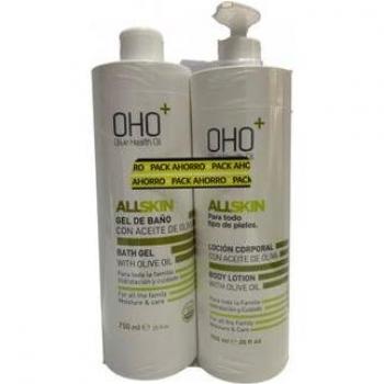 OHO+ Combo Gel de Baño y Loción Corporal 2x750ml