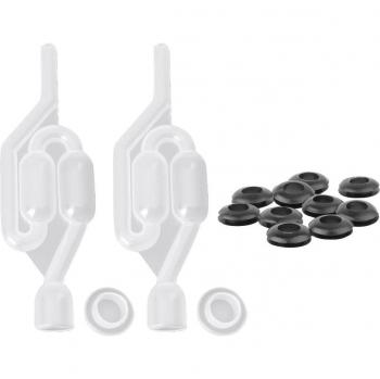Twin Bubble Airlock Kit