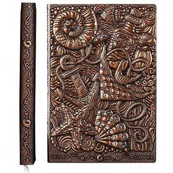 Rustic Copper Bound Notepad – Vintage Lined Diary for Gifts