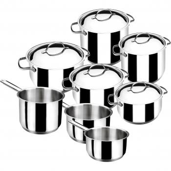 Batería de Cocina 8 Piezas Basic de Lacor