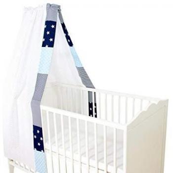 ULLENBOOM ® Babybett Himmel Punkte Design 135x200 cm