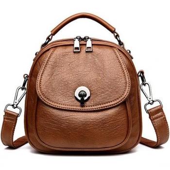 Bolsillo Retro Mochila Femenina