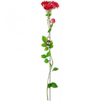 KADAX Acciaio Supporto Fiori Clip Rosso 150 cm