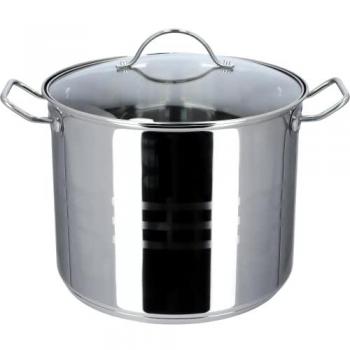 Olla de acero Kadax con tapa inductiva Bigos 26 cm (11 L)