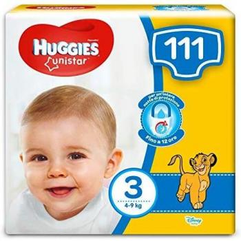 Huggies Unistar Pannolini Taglia 3 (4-8 kg) Confezione