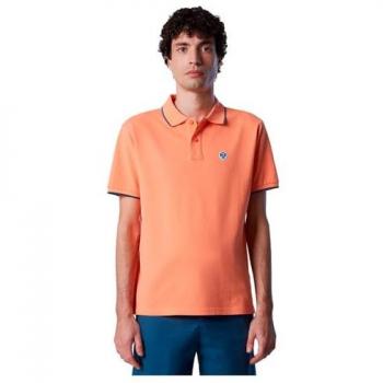 Polo North Sails Coton Organique Manches Courtes avec Graphisme