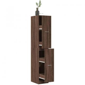 Vintage Apothekerschrank Eiche 30x41x174,5 cm