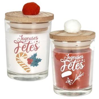 Pack de bougies parfumées de Noël