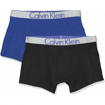 Calvin Klein Jungen 2PK Trunks Badehose, 8-10 Jahre, Blau