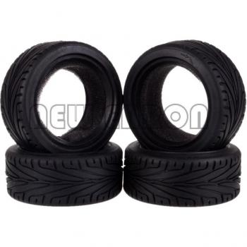 ENRON 4PCS 68MM RC Car Rubber Tires for On-Road Racing
