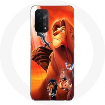 The Lion King Case for Oppo A54 5G with Simba and Mufasa