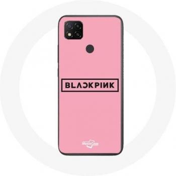 Rosa Hülle für Xiaomi Redmi 9C mit Blackpink Logo