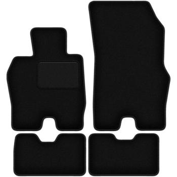 Tapis de sol haut de gamme en velours noir pour BMW i8 L15 (2018-2022)