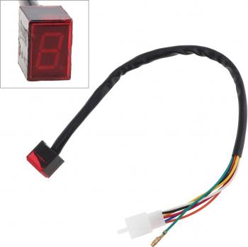 Universal Motorbike Gear Shift Indicator Red LED