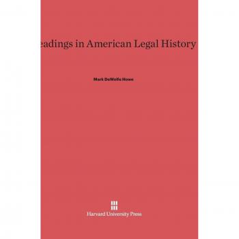 Readings in American Legal History