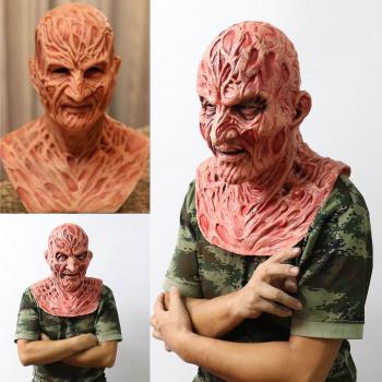 Masque cosplay Freddy Krueger en latex haute qualité