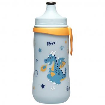 Tazza per Bambini 330 ml con Adattatore Antipicuramento e Clip di Fissaggio, Ragazzo, da 18 Mesi