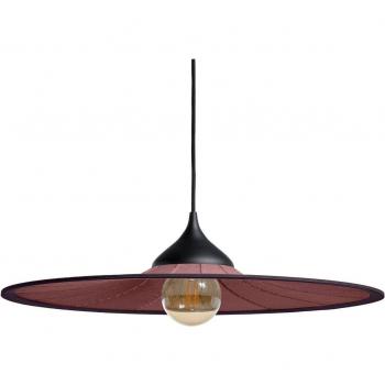 Lampada a sospensione Easy Light Bloom Rosso Vino Ø60
