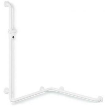 Main courante de douche Hewi 801, 1100 mm, noir profond