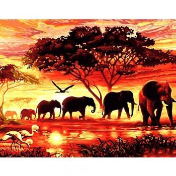 Diamantmalerei 5D Kreuzstich DIY – Runder Bohrer, 20×30 cm
