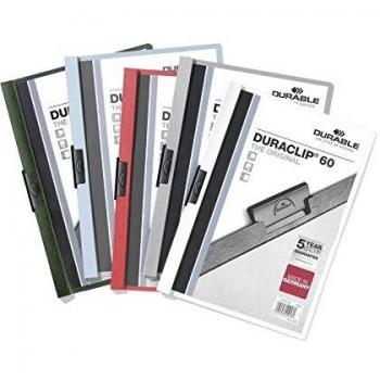 Durable 6mm DURACLIP File A4 Assorted Pack of 25 2209​00