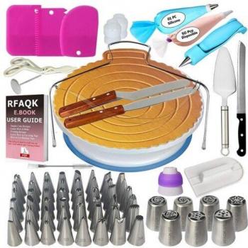 Turntable and Scraper Set
