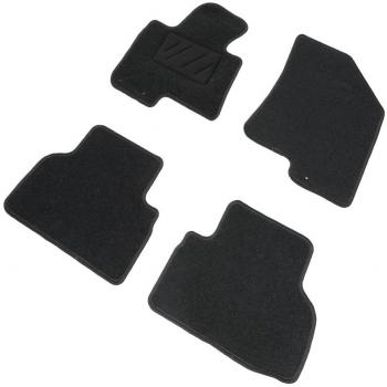 Tapis de voiture en moquette noir DBS 4 pièces
