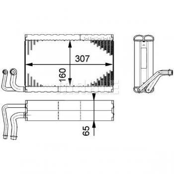 Evaporador MAHLE AE 68 000P