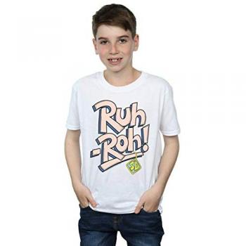 Rood Scooby-Doo T-Shirt met Hondenpenning voor Jongens