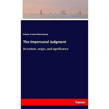 The Impersonal Judgment