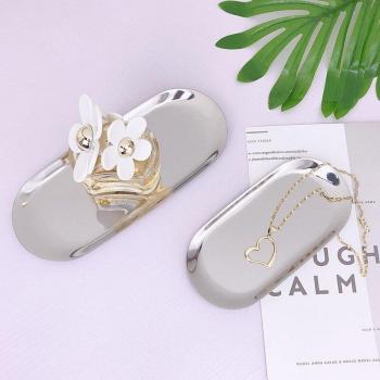 Stainless Steel Golden Snack Platter