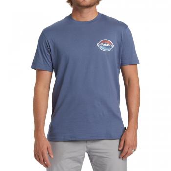 Camiseta Billabong Walled de Manga Corta Azul Pizarra
