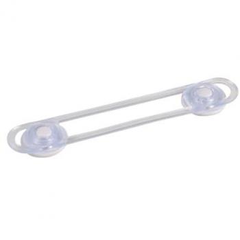 Loquet Sécurisé 18 cm Transparent – Homea – Application Murale