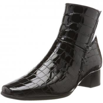 Gabor Shoes Women’s Comfort Basic Black Boots with Melange Detail, UK 2.5