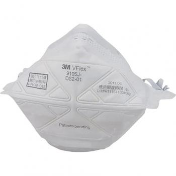 3M V Flex Dust Mask 20‑Pack White, 9105J‑DS2 Certified