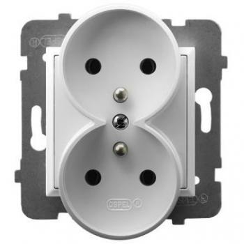 Ospel, 2-fach Steckdose, GP-2URZ/m/00