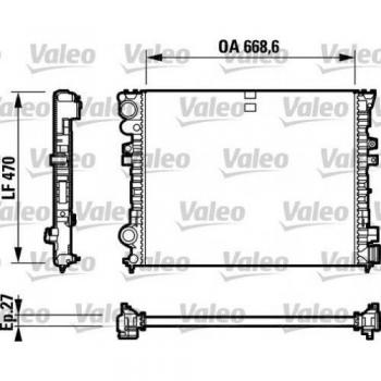 Radiatore Valeo 732692 per Peugeot 806 2.0 HDi