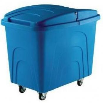 Slingsby Blue Robust Rim Tapered Container Truck with Lids
