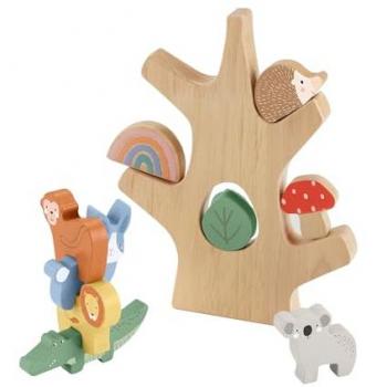 Ensemble d'Équilibre en Bois pour Enfants